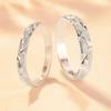 Anillo de Gipsofila para Pareja Femenina, Diseño de Nicho, Regalo de San Valentín 520 Cumpleaños para Novia y Novio