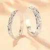 Anillo de Gipsofila para Pareja Femenina, Diseño de Nicho, Regalo de San Valentín 520 Cumpleaños para Novia y Novio