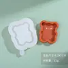Máquina de juego de molde de arenas movedizas oso de píxeles bola de cristal pegamento de cristal DIY gota hecho a mano