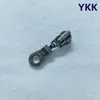 Cremallera Ykk No. Cremallera de 3 Dientes Metálicos con Deslizador de Bloqueo Automático para Bolsas, Bolsillos y Ropa, con Deslizador Antideslizante