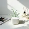 Maceta de Flores Esmaltada Zibo, Decoración con Flores Artificiales, Artesanía, Regalo del Día de la Madre, Flor Eterna, Decoración Creativa de Escritorio