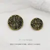 Botones Metálicos con Diseño Personalizado de Patrón de Piedra, Versátiles para Abrigos, Botones Cosidos a Mano para Abrigos Largos, Suéteres y Tops, Accesorios al por Mayor