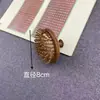 Peine de cojín de aire de sándalo para masaje del cuero cabelludo, peine grande de airbag con placa cuadrada de madera para masajear los meridianos de la cabeza
