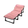 Cama plegable, cama individual de oficina, sillón reclinable para siestas, cama portátil simple para uso doméstico y de camping, cama pequeña para adultos, esencial para siestas