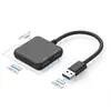 Estación de acoplamiento tipo C transfronteriza multifunción mini hub USB-C USB 3.0HUB divisor uno a cuatro