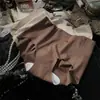 Ropa interior de algodón puro tipo segunda piel para yoga, sin costuras, con fuelle extendido 7A antibacteriana, de cintura media, tipo triángulo para glúteos de melocotón para mujer