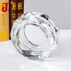 Cinzeiro de cristal presente atacado cinzeiro octogonal europeu retro criativo grande namorado pai presente