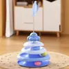 Nuevo juguete giratorio de pulpo para gatos, teaser para entretener gatitos