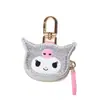 Pingente Chaveiro Kuromi Colorido Fofo Mini Desenho Animado Pingente de Bolsa Bonito Porta-Moedas Melhor Amigo
