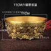 Cuenco del Tesoro Vintage de Latón, Cuenco del Tesoro de las Seis Bendiciones, Estilo Shen Wansan, Decoración del Hogar para Ceremonia de Apertura Regalo, Latón Puro