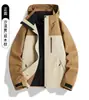 Chaqueta de montaña 3 en 1 para mujer estilo Burton, totalmente sellada térmicamente, para exteriores, cortavientos e impermeable, con abrigo de plumas para hombre
