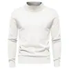 Outono e inverno novo suéter casual masculino de cor sólida pulôver comércio exterior suéter casual masculino de gola alta suéter transfronteiriço
