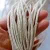 Esta cuerda de algodón blanca con núcleo envuelto de 16 hebras, en stock, para pantalones deportivos, cintura, bolsa de tela, cordón de suéter, fabricantes, cuerda de algodón con núcleo redondo envuelto