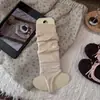 Polainas blancas casuales holgadas para mujer, calcetines largos estilo Miu, calcetines grises para pantorrilla estilo ballet de principios de otoño, polainas adelgazantes