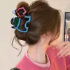 Grampo de Tubarão Grande para Cabelo Primavera/Verão 2025 para Prender o Cabelo na Parte de Trás da Cabeça, Acessórios de Cabelo para Mulheres, Grampo de Cabelo em Formato de Coração