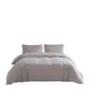 Conjunto de cama de quatro peças luxuoso de alta qualidade, 100% algodão de fibra longa, jacquard de cetim de algodão puro, adequado para dormir nu, inclui lençol de baixo e capa de edredom