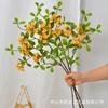 Isla de Planta Artificial Flor de Primavera Campana Colgante Hoja de Múltiples Pétalos Hoja de Madera de Caballo Estilo Ins Celebridad de Internet Casa de Huéspedes Decoración del Hogar Ramas y Hojas