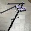 Mapache Flor Sangre Maldición Caña Espina Rosa Varita Mágica Palo Retorcido Hecho a Mano DIY Tela para Dar Forma a Espadas Anuncio Regalo