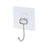 Gancho Adhesivo Fuerte Sin Perforaciones Multifuncional para el Hogar Acero Inoxidable Cocina Artefacto Baño Montado en la Pared