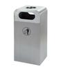 Caja de cubo de basura para clasificación exterior de acero inoxidable propiedad no reciclable ventas Parque protección ambiental interior y exterior Doble tubo pelable