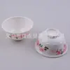 Vajilla redonda de melamina tipo porcelana plástico de melamina tazón pequeño de 3.5 pulgadas tazón para condimentos salsa tazón pequeño de cártamo de un yuan