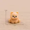 Micro paisagem decoração criativa filhote de cachorro bonito animal resina artesanato escritório mesa decoração carro decoração