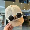 Gorra de Béisbol Versátil de Estilo Coreano de Moda con Visera Ancha para Primavera y Verano, Gorro Infantil con Visera Plegable, Corona Redonda, Estilo Casual, Estilo Japonés