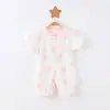 Enterizo de Verano para Bebé Sin Costuras Estilo Monje para Recién Nacidos Ropa de Dormir de Manga Larga para Bebé Ropa para Bebés Recién Nacidos
