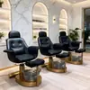 Cadeira Sofá de Luxo para Manicure e Massagem nos Pés, Trono de Luxo com Encosto Alto, Cadeira de Terapia para Pés, Banheira de Pés para Pessoa Única, Assento de Sofá Luxuoso
