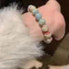 Pulsera de Piedra Shoushan Pulsera Pequeña Fresca con Diseño de Cuentas 2024 Nuevas Explosiones Pulsera de Color Contrastante para Novia Accesorios para Mujer