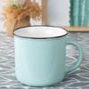 Taza de cerámica color caramelo macaron taza de esmalte de color LOGO personalizado taza de agua taza de café