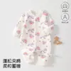 Mameluco de Bebé Otoño e Invierno Algodón Acolchado Cálido Ropa de Bebé Body Mameluco Engrosado Cálido Ropa para el Hogar de Recién Nacido