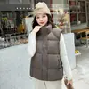 2026 Nova Moda Colete de Algodão Estilo Coreano para Mulheres, Outono e Inverno Novo Versátil Quente Jaqueta Colete Feminina