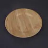 Sureste Asiático Vajilla de Melamina Platos de Melamina Imitación Madera Redondos Platillos para Tazas de Café Platos para Frutas Platos de Cena