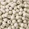 Contas Redondas Acrílicas Cor de Creme Sorvete 8-10mm Feitas à Mão DIY Joias com Contas Contas Soltas Materiais para Pulseira