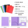 Carpeta de Oficina de PP con Clip de Rana Bolsa para Archivos de Doble Boca Tipo D Carpeta de Informe Americana Carpeta para Exámenes Venta al por Mayor