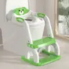 Asiento de Inodoro Mejorado para Niños Pequeños Niños Niñas, Inodoro de Entrenamiento 2 en 1, Protector contra Salpicaduras Almohadilla Antideslizante Taburete Escalón, Base Estabilizada Nueva Forma de Sector