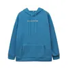 Sudadera de Felpa para Mujer con Estampado de Letras Lisas, Bolsillo Canguro, Cordón y Capucha Estampada, Comercio Exterior Europeo y Americano 2026