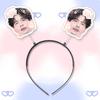 Puyixing Diadema Tridimensional de Resorte Horquilla Concierto Apoyo Periférico Imágenes
