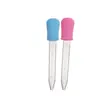 Dispensador de medicina para bebés al por mayor, gotero de silicona para alimentar medicina, dispensador de medicina para alimentar agua, dispensador de medicina anti-asfixia para bebés, 5ML