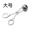 Fabricador de almôndegas de aço inoxidável, molde de almôndegas, bola de arroz de cozinha, bola de peixe, almôndega, ferramenta para bola de carne bovina para uso doméstico
