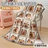 Manta Gruesa de Franela Polar para Siesta en la Oficina Manta para Aire Acondicionado Manta tipo Throw Manta para Sofá Polar Doble Cara Para Cama Manta de Regalo de Invierno