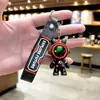 Chaveiro Coelho Estrela Viajante Astronauta Criativo Chaveiro de Carro Pingente Presente para Casal Boneca Ornamentos para Pendurar na Mochila