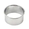 Anillo de Mousse Abrasivo para Pastel Modelo de Pastel Anillo Redondo para Pastel Prensa Molde para Cortar Masa de Empanada Molde para Galletas Fabricación
