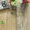 Renda de Fujian Renda DIY Acabamento de Renda Acessórios para Roupas em Estoque 816 Dourado # Largura 3cm