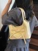 Bolsa de Grande Capacidade para Mulheres Verão 2025 Nova Moda Bolsa de Ombro ou Axila com Laço Bolsa Tote de Alto Padrão