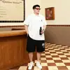 Camisa Polo Bordada com Desenho Plus Size de Manga Curta, Caimento Solto, Marca da Moda, Roupa Masculina Tamanho Grande, Camisa Polo de Manga Meia-Manga com Toque Refrescante