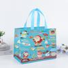Bolsa No Tejida Recubierta Transfronteriza Bolso de Mano Navideño Embalaje de Ropa Personalizado Bolso de Compras Plegable Estéreo