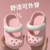 Zuecos Mary Jane para niños, nuevo modelo de verano 2026 para niñas, sandalias de exterior antideslizantes para el hogar para niñas