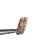 Anillo Coco Acolchado para Hombres y Mujeres, Versión Seiko Chapado en Oro Rosa de 18 Quilates, Lleno de Diamantes, Versión Ancha y Estrecha con Diamantes, Anillos Apilables para Pareja